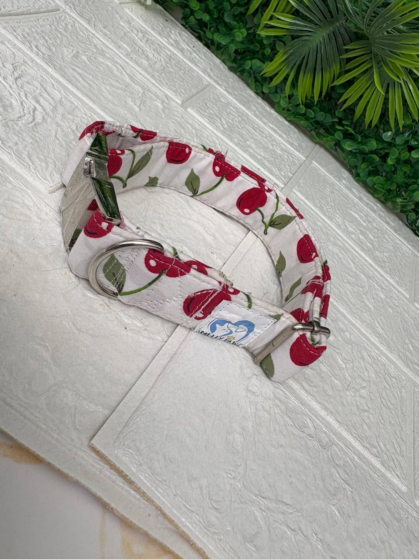 Cherries on white