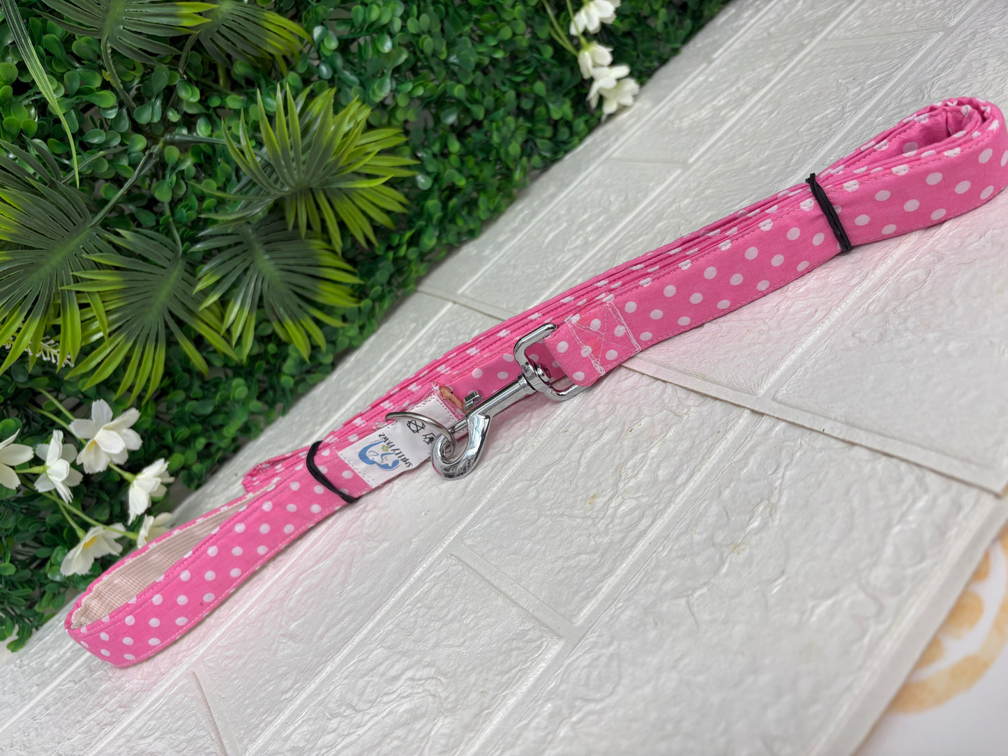 Pink polka dots