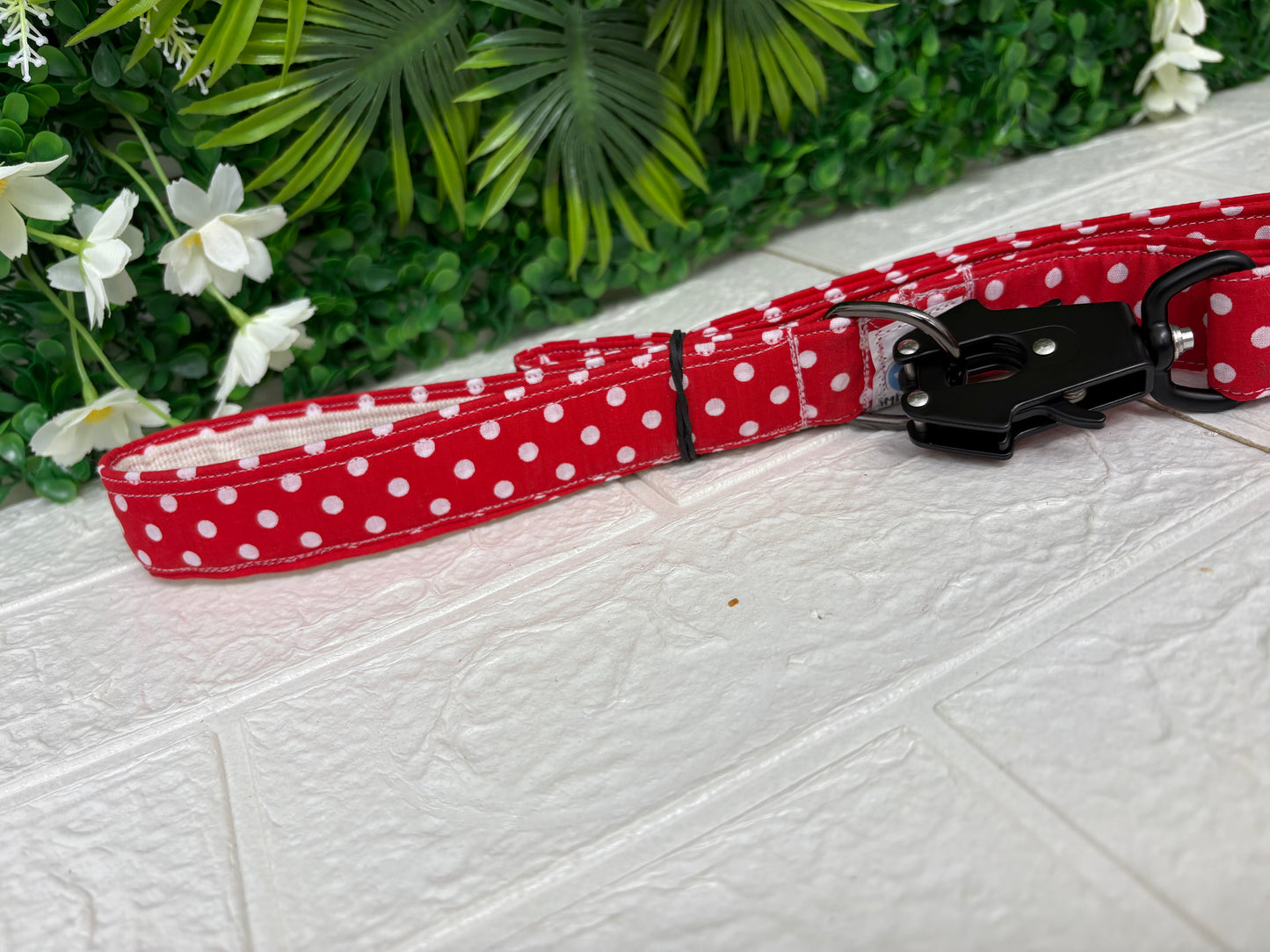 Red polka dots
