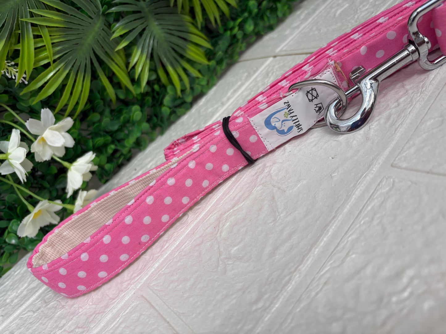 Pink polka dots