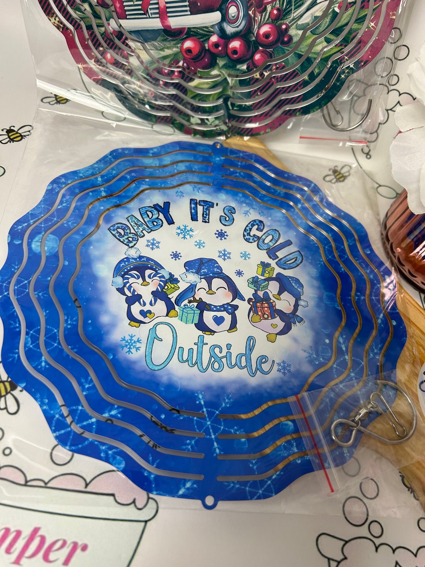 3D wind spinners