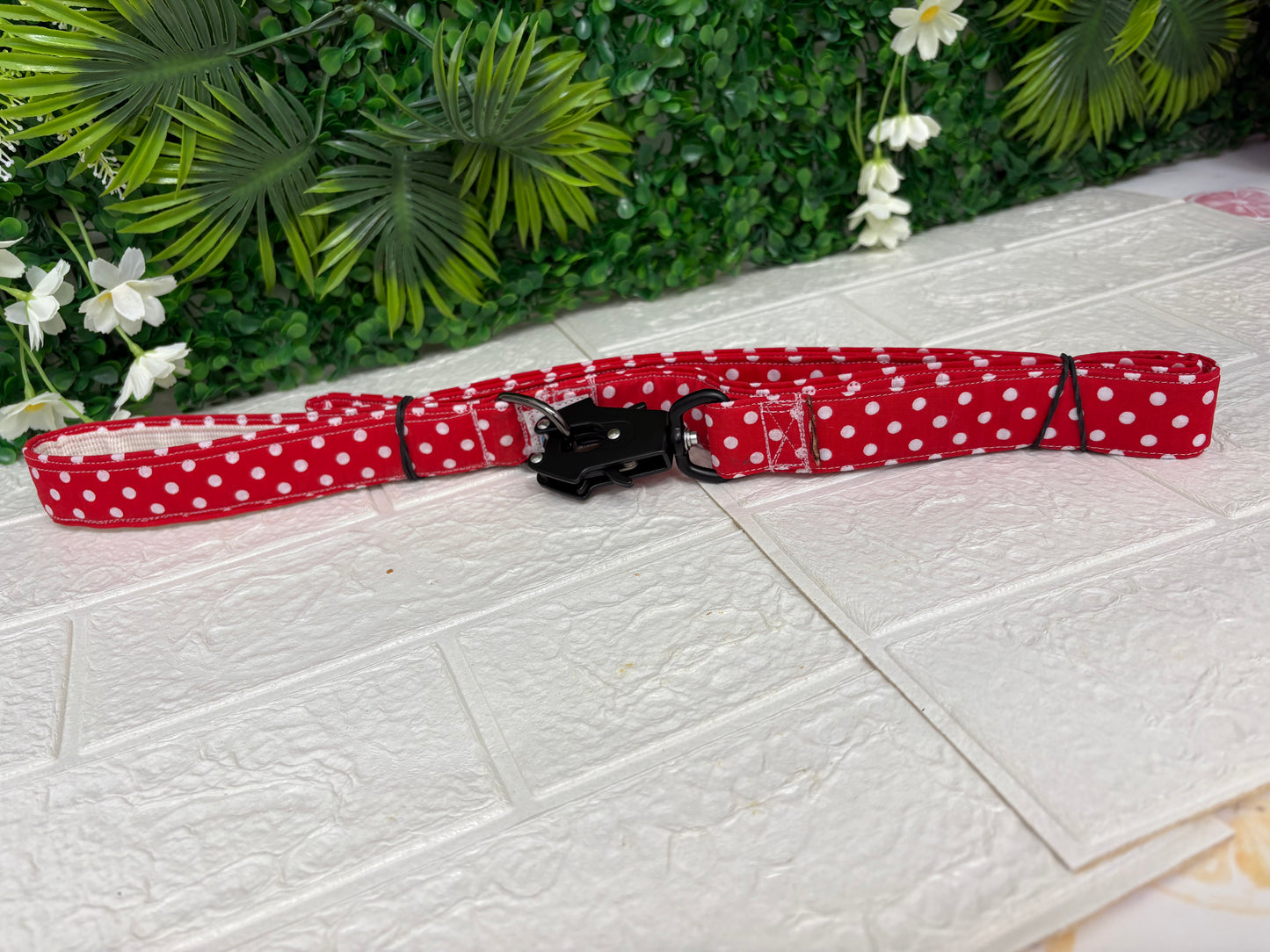 Red polka dots
