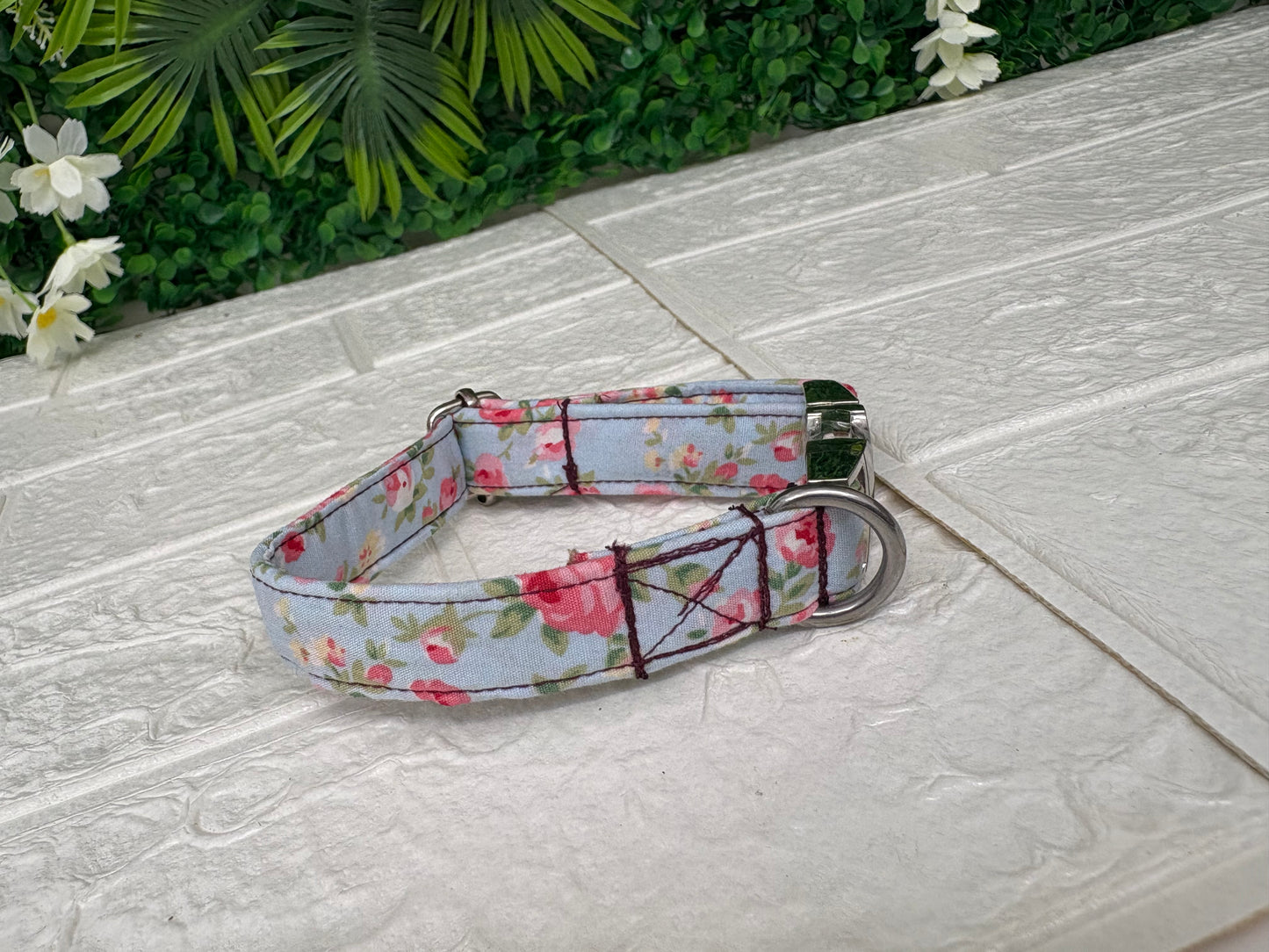 Baby blue floral