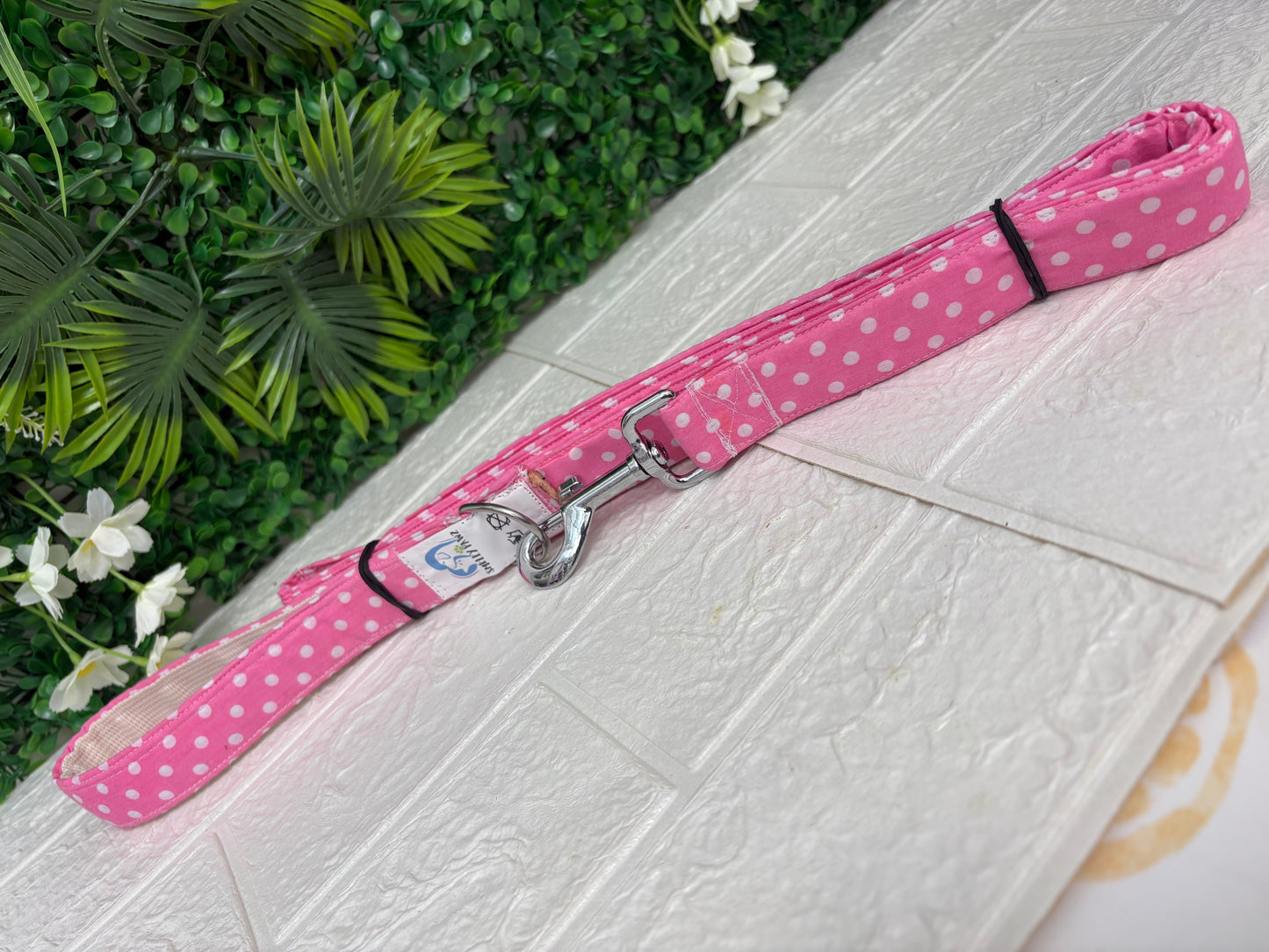 Pink polka dots