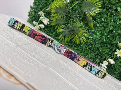 Multicolour snakeskin