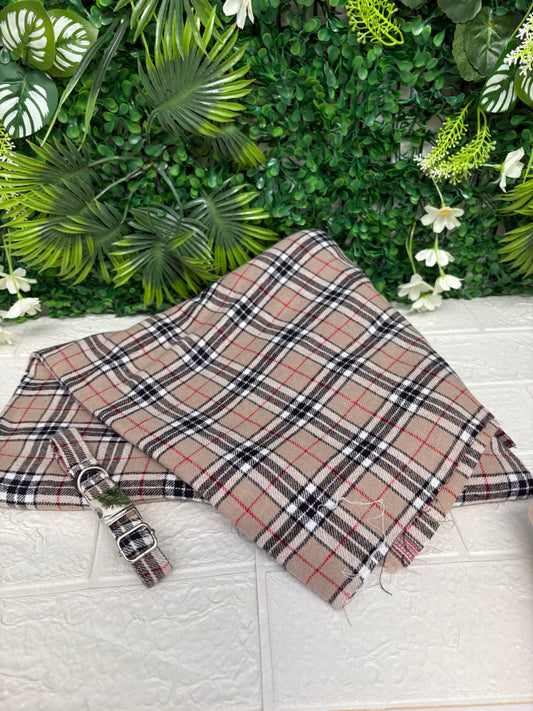 Brown tartan