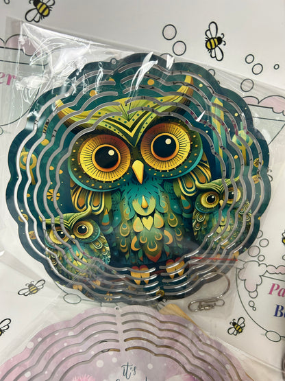 3D wind spinners