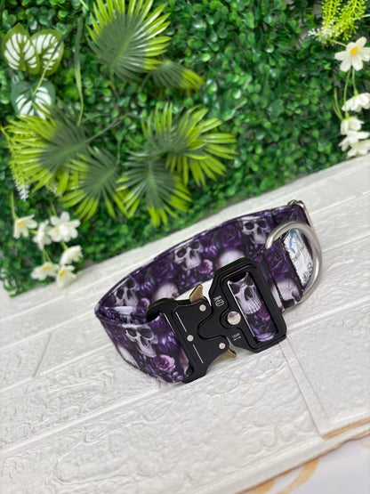 Purple skulls