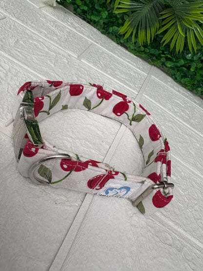 Cherries on white