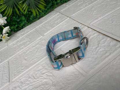 Rainbow pastel tartan