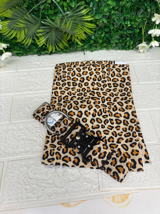 Leopard print beige