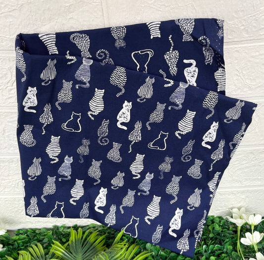 Blue and white cats