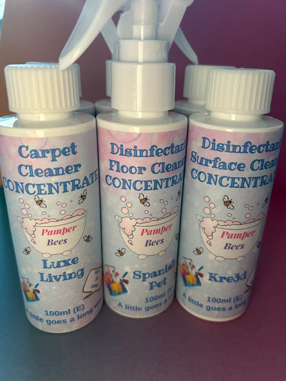 Carpet cleaner concentrate